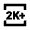 2k Plus Icon from Sharp Line - Material Pro Set