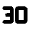 30fps Icon from Rounded Line - Material Pro Set