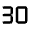 30fps Fill Icon from Rounded Fill - Material Symbols Set