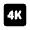 4k Fill Icon from Rounded Fill - Material Pro Set