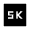 5k Fill Icon from Sharp Fill - Material Symbols Set