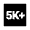 5k Plus Fill Icon from Sharp Fill - Material Pro Set