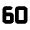 60fps Icon from Rounded Line - Material Pro Set