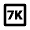 7k Icon from Outlined Line - Material Pro Set