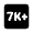 7k Plus Fill Icon from Rounded Fill - Material Pro Set
