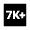 7k Plus Fill Icon from Sharp Fill - Material Pro Set
