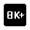 8k Plus Fill Icon from Rounded Fill - Material Symbols Set