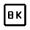 8k Icon from Rounded Line - Material Symbols Set