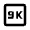 9k Icon from Material Pro Line Set