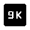 9k Fill Icon from Rounded Fill - Material Symbols Set