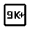 9k Plus Icon from Outlined Line - Material Symbols Set