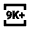 9k Plus Icon from Sharp Line - Material Pro Set