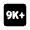 9k Plus Fill Icon from Rounded Fill - Material Pro Set
