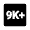 9k Plus Fill Icon from Outlined Fill - Material Pro Set