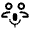 Adaptive Audio Mic Icon from Rounded Line - Material Symbols Set