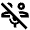 Adaptive Audio Mic Off Icon from Outlined Line - Material Pro Set
