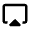 Airplay Icon from Rounded Line - Material Pro Set