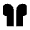 Airpods Fill Icon from Outlined Fill - Material Pro Set