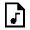 Audio File Icon from Sharp Line - Material Symbols Set