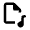 Audio File Icon from Rounded Line - Material Pro Set