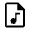 Audio File Icon from Outlined Line - Material Symbols Set