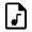 Audio File Icon from Rounded Line - Material Symbols Set