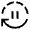 Autopause Icon from Sharp Line - Material Symbols Set