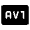Av1 Fill Icon from Rounded Fill - Material Symbols Set