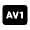 Av1 Fill Icon from Rounded Fill - Material Pro Set