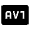 Av1 Fill Icon from Outlined Fill - Material Symbols Set