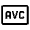 Avc Icon from Outlined Line - Material Symbols Set