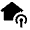 Broadcast On Home Fill Icon from Outlined Fill - Material Pro Set