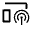 Broadcast On Home Icon from Rounded Line - Material Symbols Set