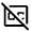 Closed Caption Disabled Icon from Rounded Line - Material Symbols Set