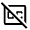 Closed Caption Disabled Icon from Outlined Line - Material Symbols Set