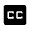 Closed Caption Fill Icon from Rounded Fill - Material Symbols Set