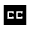 Closed Caption Fill Icon from Sharp Fill - Material Symbols Set