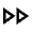 Fast Forward Icon from Sharp Line - Material Pro Free Set