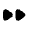Fast Forward Fill Icon from Rounded Fill - Material Pro Free Set