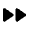Fast Forward Fill Icon from Outlined Fill - Material Pro Free Set