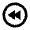 Fast Rewind Circle Icon from Outlined Line - Material Pro Free Set