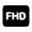 Full Hd Fill Icon from Rounded Fill - Material Pro Free Set