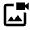 Image To Video Icon from Outlined Line - Material Pro Set