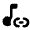 Link Music Icon from Rounded Line - Material Pro Free Set