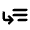Move To Bottom Icon from Rounded Line - Material Pro Free Set