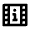 Movie Info Icon from Outlined Line - Material Pro Free Set