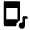 Phone Music Fill Icon from Outlined Fill - Material Pro Free Set