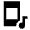 Phone Music Fill Icon from Sharp Fill - Material Pro Free Set