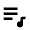 Queue Music Icon from Outlined Line - Material Pro Free Set