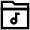 Archive Music Icon from Atlas Line Set